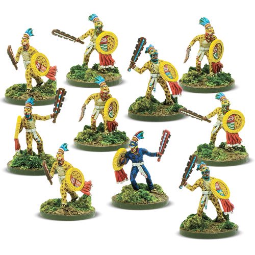 Warlord Games Jaguar Warriors w/Macuahuitl New