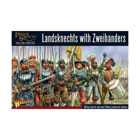 Warlord Games Landsknechts with Zweihanders New