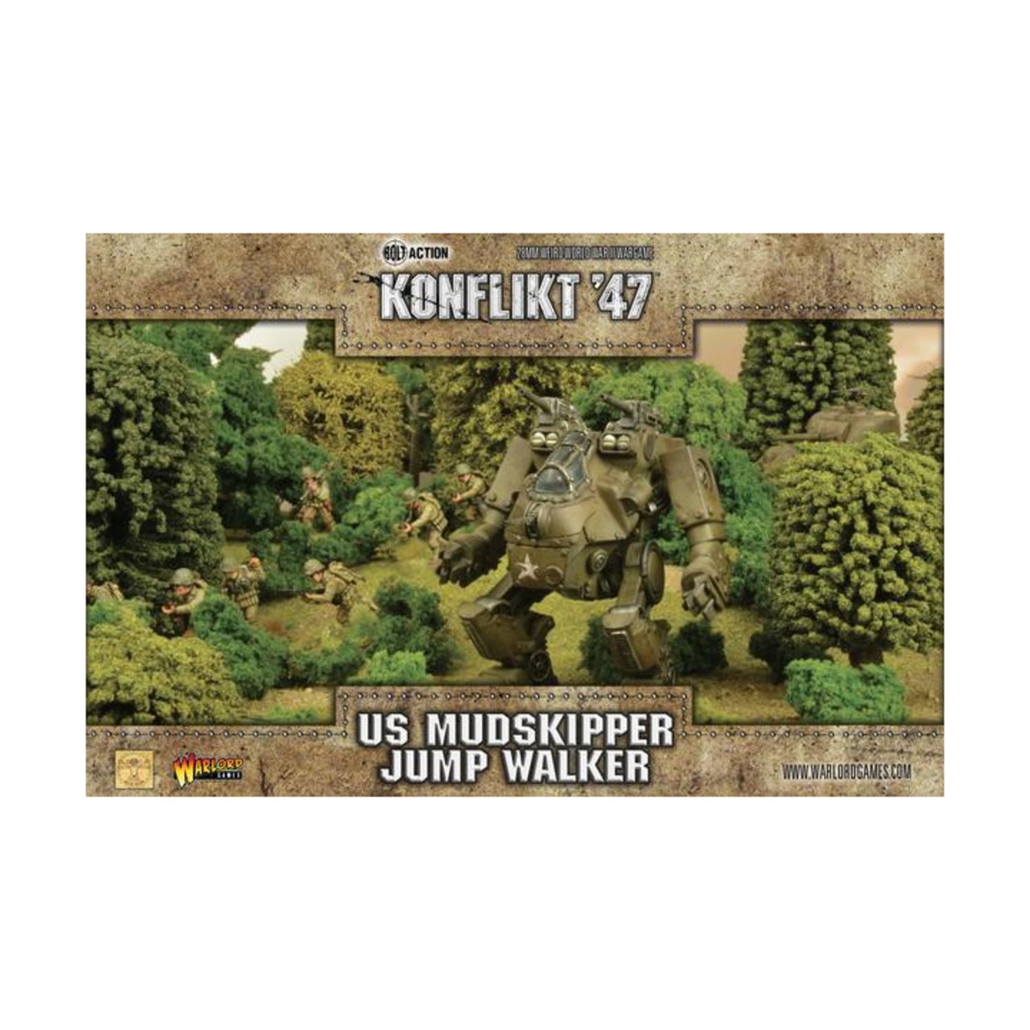 Konflikt '47: US Mudskipper Jump Walker - Weird World War II Miniature Model