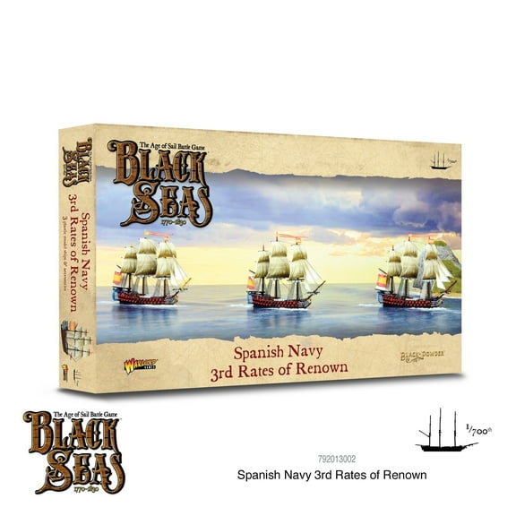 Warlord Games Spanish Navy 3rd Rates of Renown New