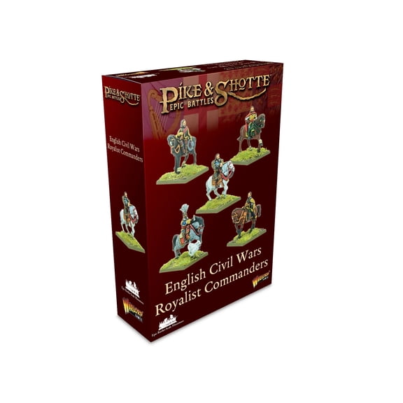 Warlord Games WRL212413001 Pike & Shotte Epic Battles ECW Royalist Commanders Miniature