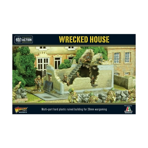 Warlord Games Bolt Action World War 1 & 2 Wrecked House Destroyed Terrain Ruins