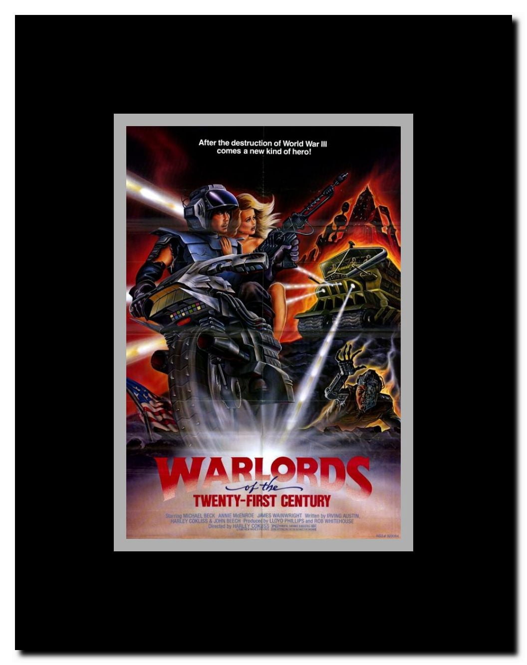 Warlords of the 21st Century Framed Movie Poster