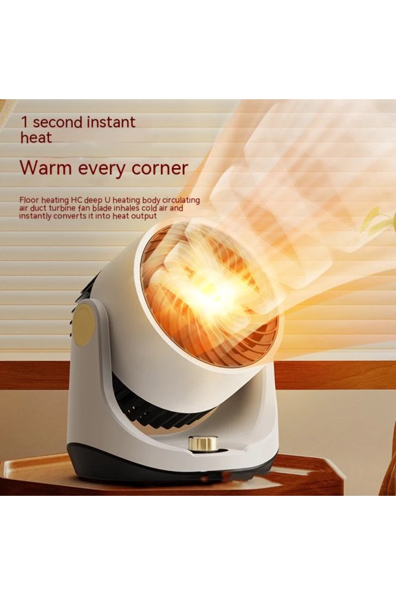 Warm Air Blower Household Mini Office Desk Surface Panel Winter Gadgets