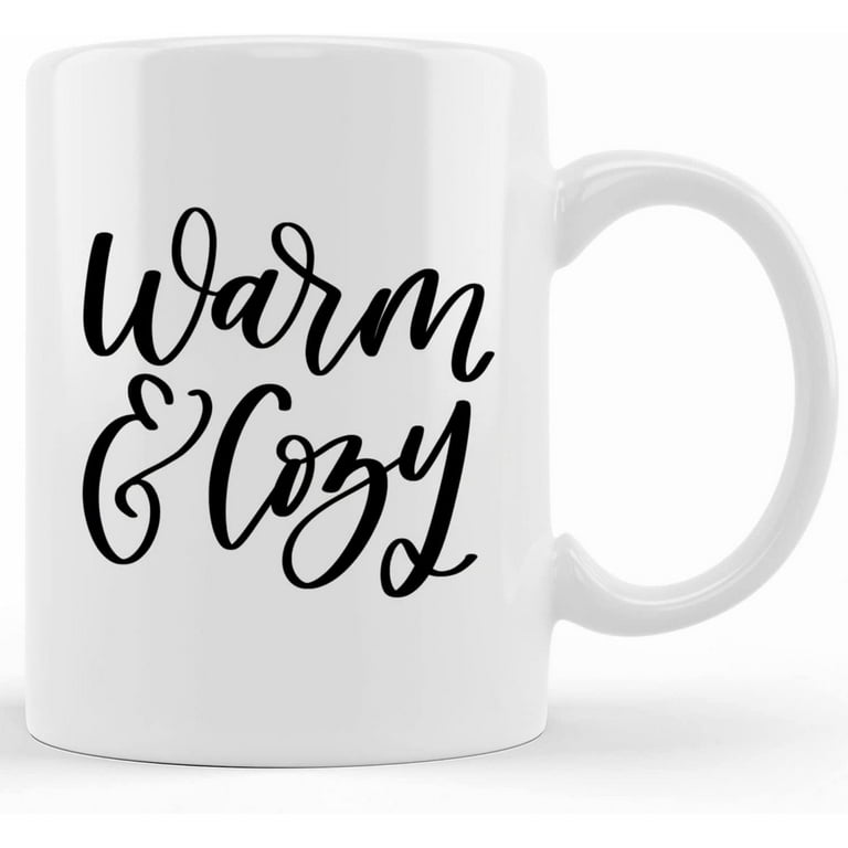 Warm and Cozy Campfire Mug Christmas Mug Holiday Coffee Mug