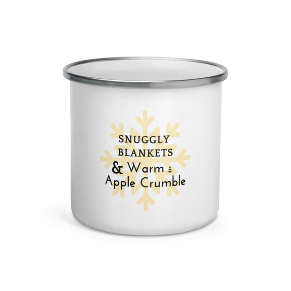 Warm Apple Crumble Enamel Mug