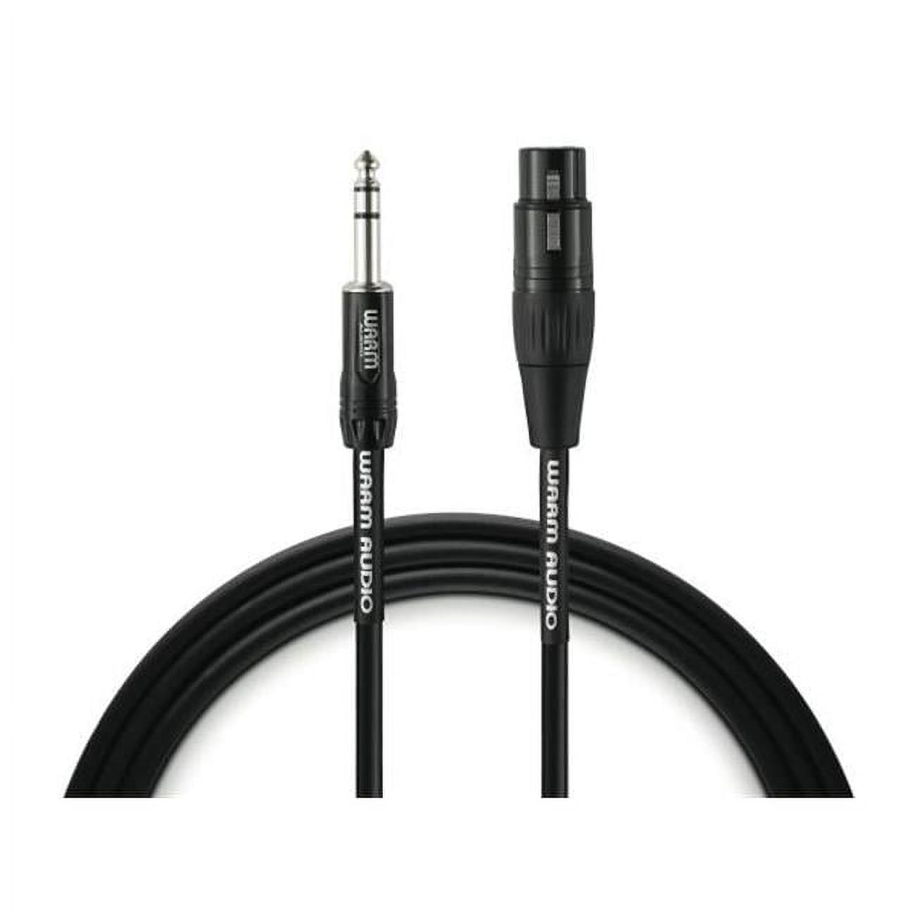 Warm Audio Cables 3720144 3 ft. Pro Series Studio & Live XLR Female To TRS Male Cable