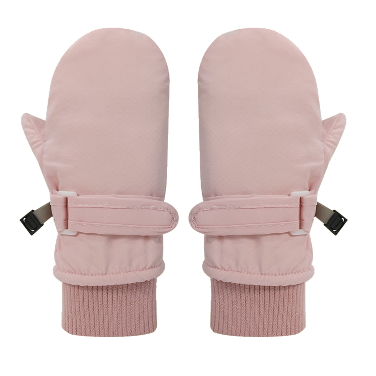 Snow String Warm Baby Toddler Winter Ski Gloves with String Cold Weather Mittens ...