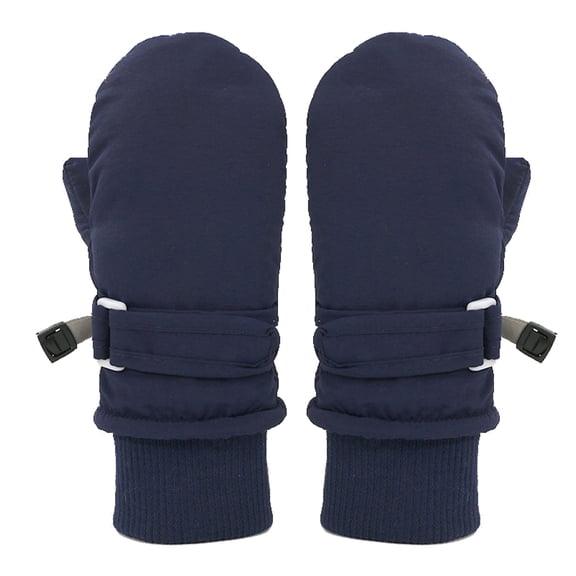 Warm Baby Toddler Winter Ski Gloves with String Cold Weather Mittens for Boys & Girls Fleece Lined Insulated Snow Gloves