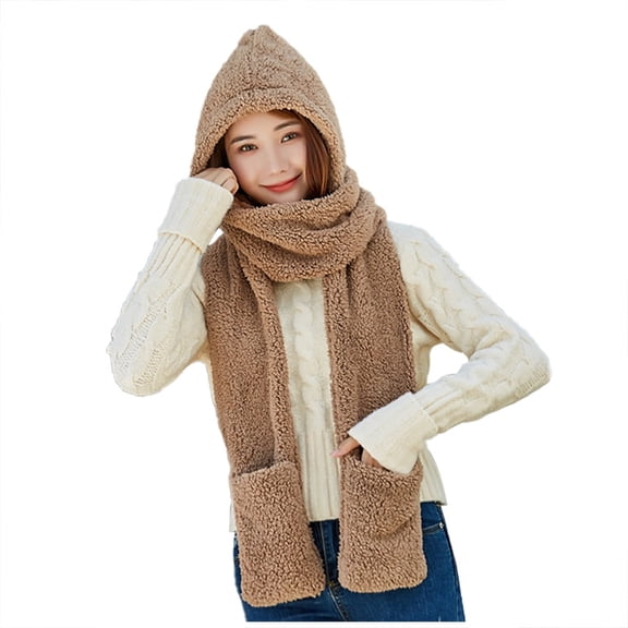 Warm Baseball Caps Cute Thick Hat Women Set with Ear Protectors and Gloves for Comfort and Style