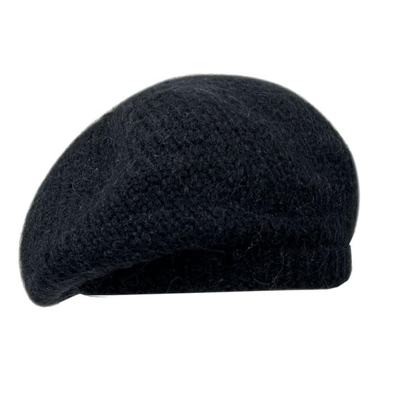 Warm Berets for Women Solid Color Beret Hats for Women French Style Beanies Winter Hat Casual Knit Hat Chic Lady