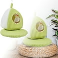 thumbnail image 1 of Warm Bird Nest House with Cushion, Winter Snuggle Hut Hammock for Small Birds, Hanging Cage Accessories or Ground Desktop Use, Comfortable Indoor Pet Bed, 1 of 6