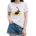 thumbnail image 1 of Warm Black Cat Hoodie for Men and Women, Oversized Cartoon Oil Painting Pullover Sweatshirt, Comfortable Cotton Blend Hoodie for Fall Winter, 1 of 7