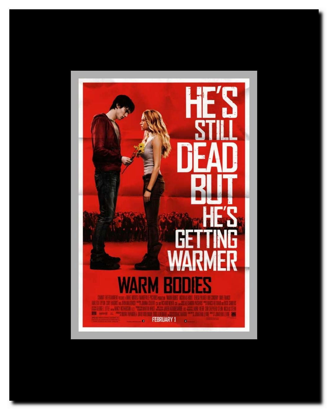 Warm Bodies Framed Movie Poster