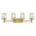 thumbnail image 1 of Warm Brass Four Light Bathroom Vanity from the Garnet Collection, 1 of 5