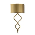 thumbnail image 1 of Warm Brass LED Wall Sconce from the Como Collection, 1 of 5