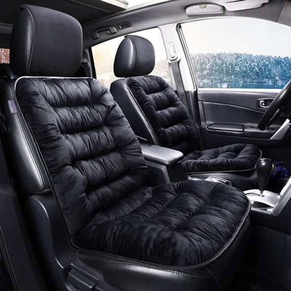Warm Car Seat Cover Front Rear Pad Cushion Auto Protector for Winter Soft Topliu