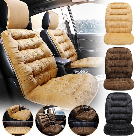 Warm Car Seat Cover Front Rear Pad Cushion Auto Protector for Winter Soft Topliu