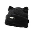 thumbnail image 1 of Warm Cat Ear Beanies Soft Warm Hat Cute Plush Hat Women Lot G7 S2B9 D1L8 B5 Q7Q2, 1 of 1