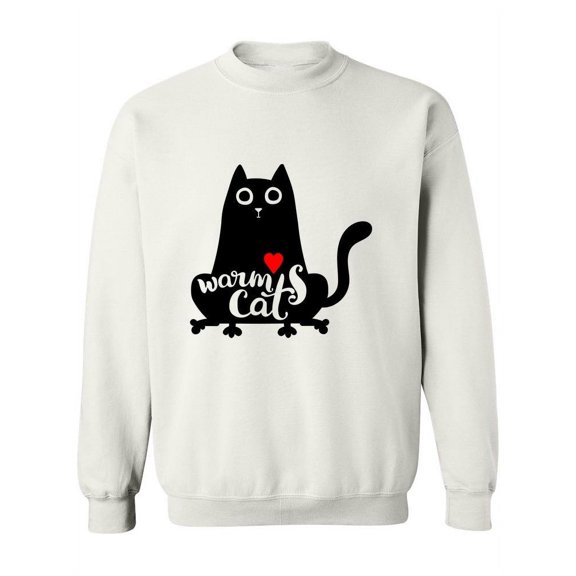 Warm Cat Sweatshirt Women -Image by Shutterstock, Female Large