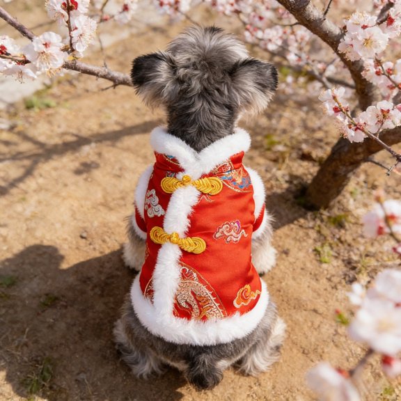 Warm Chinese Year Four Legged Vest For Small Cats For And Breeds