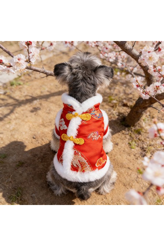 Warm Chinese Year Four Legged Vest For Small Cats For And Breeds