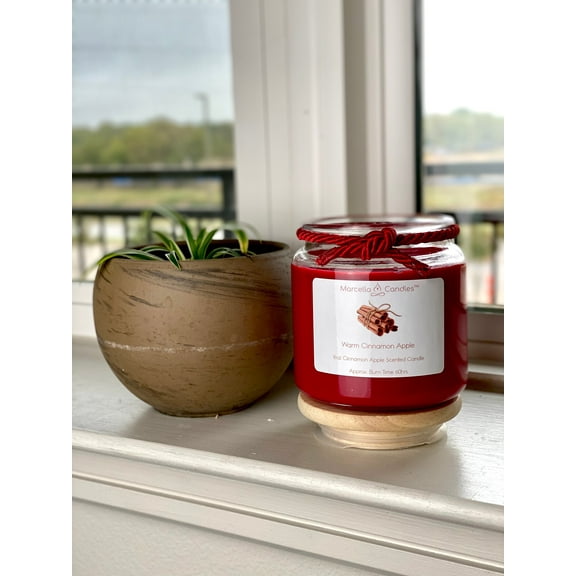 Warm Cinnamon Apple 16oz Soy Candle