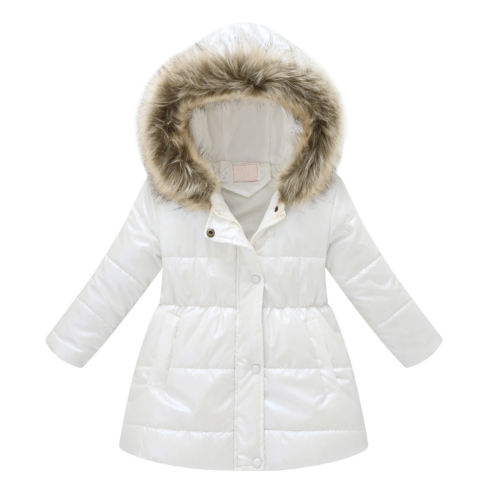 Warm Coats For Girls Baby Toddler Kids Winter Thick Warm Hooded ...