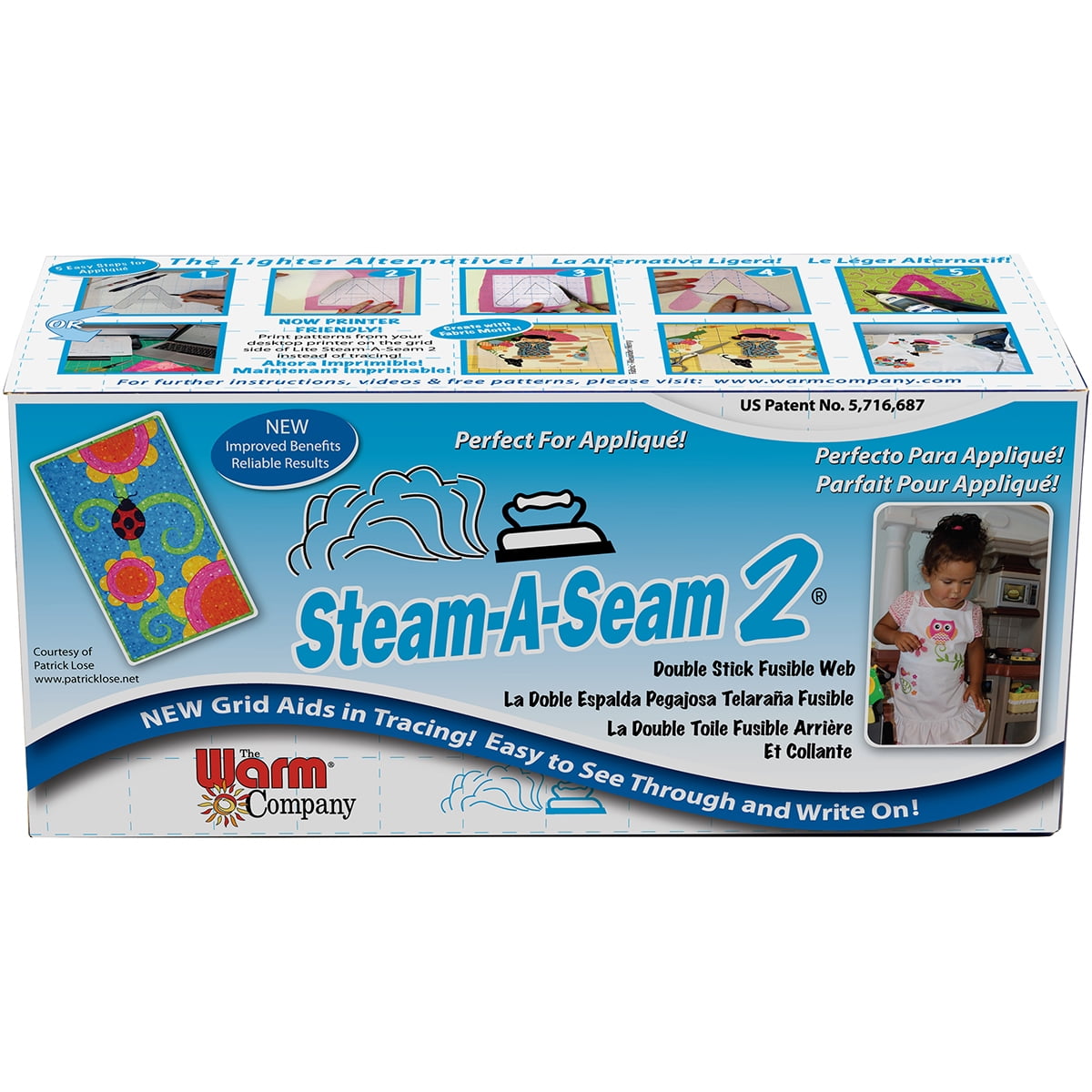 Warm Company Steam-A-Seam 12" Fabric Interfacing 40 yd Bolt