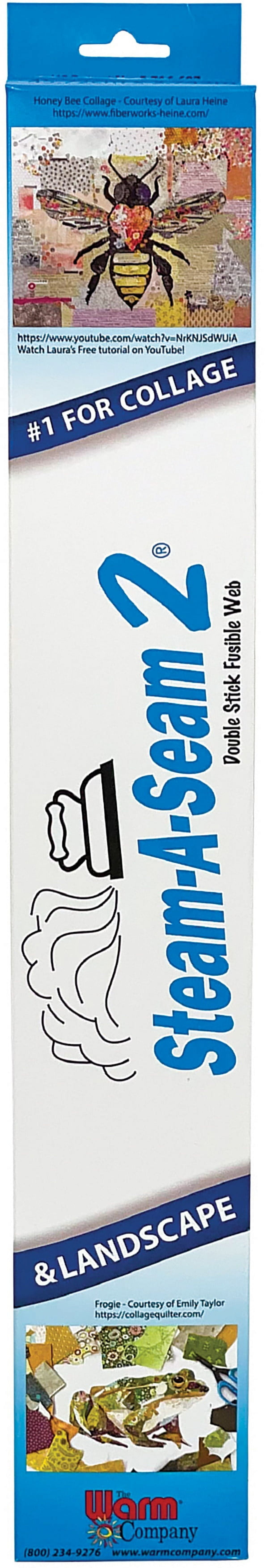 Warm Company Steam-A-seam 2 Fusible Web-18 X3yd FOB: MI Warm Company Steam-A-seam 2 Fusible Web-18 X3yd FOB: MI