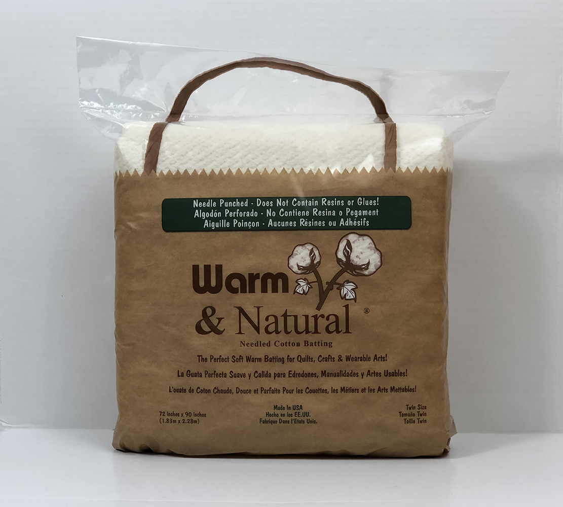 Warm & Natural Cotton Batting Twin Size 72X90