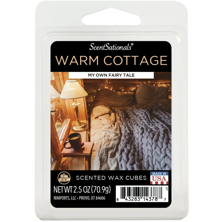 Warm Cottage Scented Wax Melts, ScentSationals, 2.5 oz (1-Pack)