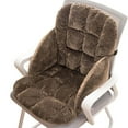 thumbnail image 1 of Warm Cozy Integrated Seat & Lumbar Cushion - Office Long-Sitting Support Cushion, Waist Protection Seat Pad, Comfortable Fleece Cushion for Home, Office & Car, 1 of 4