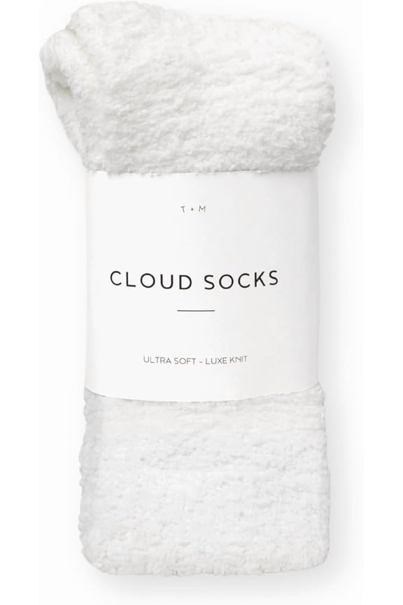 Warm & Cozy Ultra-Luxe Cloud Socks For Women & Men Soft Sleep Socks(white)