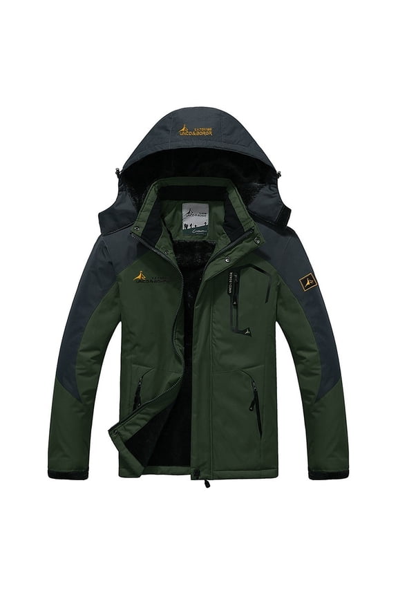 Warm Cycling Jackets For Men - Innovative Windbreaker Bike Jacket, Waterproof Rain Jacket Mens Hooded for Cyclists