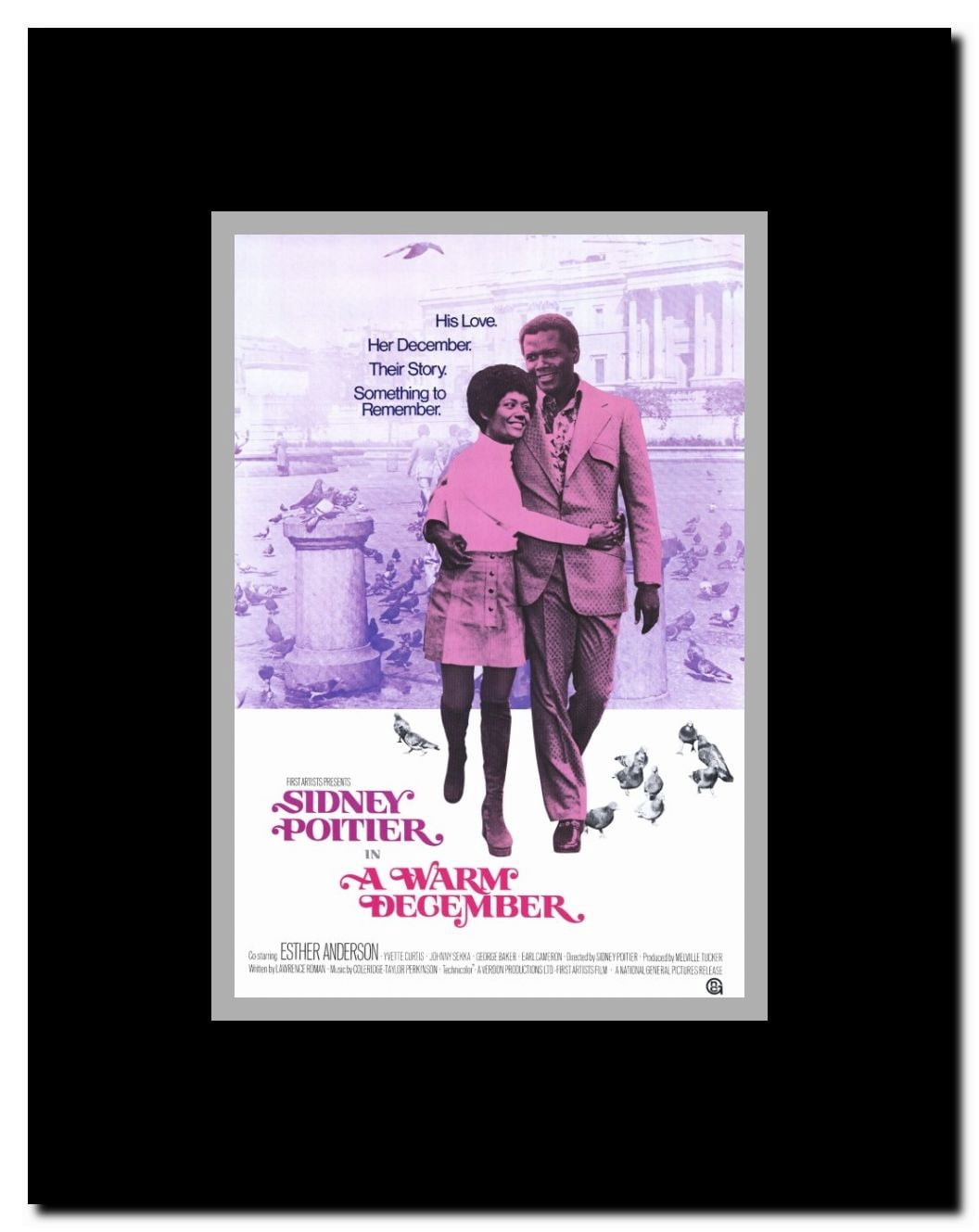 Warm December Framed Movie Poster