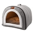 thumbnail image 1 of Warm Deep Sleeping Cat Orthopedic Pet Bed Enclosed Indoor Tent with Removable Washable Cushion for All Seasons Universal Comfort, 1 of 7