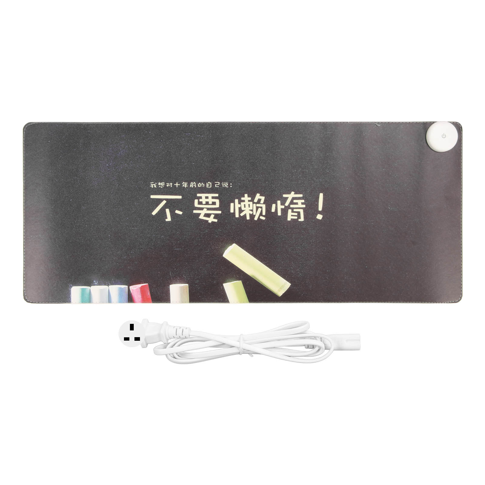 Warm Desk Pad Waterproof PU Leather 3 Levels Adjustable Timing Function