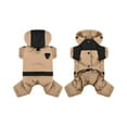 thumbnail image 1 of Warm Dog Four-Legged Cotton Coat - Sizes 9.6In,11.2In,12.8In,14.4In,16In,17.2In Thick Cotton-Padded - For Small Medium Large Dogs Winter Indoor & Outdoor Wear, 1 of 3