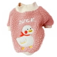 thumbnail image 1 of Warm Dog Sweater, Soft Fleece Puppy Clothes Doggie Shirt Winter Outfits Sweatshirt for Small Pets Dogs Cats Chihuahua Teddy Pup Yorkshire XS-XL, 1 of 6