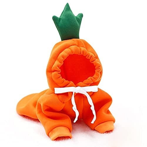 Warm Dog Winter Clothes Cute Fruit Dog Coat Hoodies Fleece Pet Dogs Costume Jacket for French Bulldog Chihuahua Ropa para Perro(Green,S)