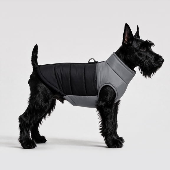 Warm Dog Winter Coat Waterproof Dog Jacket, 3-Layer Windproof Cold Weather Pet Vest with Thick Cotton Padding & Fleece Lining, Reflective Apparel for Small Medium Large Dogs