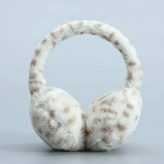 Warm Ear muffs for Women Winter Girls Fluffy Earmuffs Adjustable Lady Ear Warmer Faux Fur Ear Covers