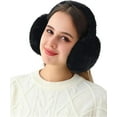 thumbnail image 1 of Warm Ear muffs for Women Winter Girls Fluffy Earmuffs Adjustable Lady Ear Warmer Faux Fur Ear Covers, 1 of 7