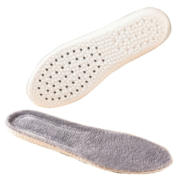 Warm Feet Thermal Insoles Archs Support Soft Feet Insoles Highly Elastic Breathable Cotton Insoles for Women and Men