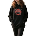 thumbnail image 1 of Warm Firefighter Hoodie for Men and Women, Unisex Pullover Hooded Sweatshirt, Comfortable Cotton Poly Blend, Casual Everyday Wear, 1 of 5