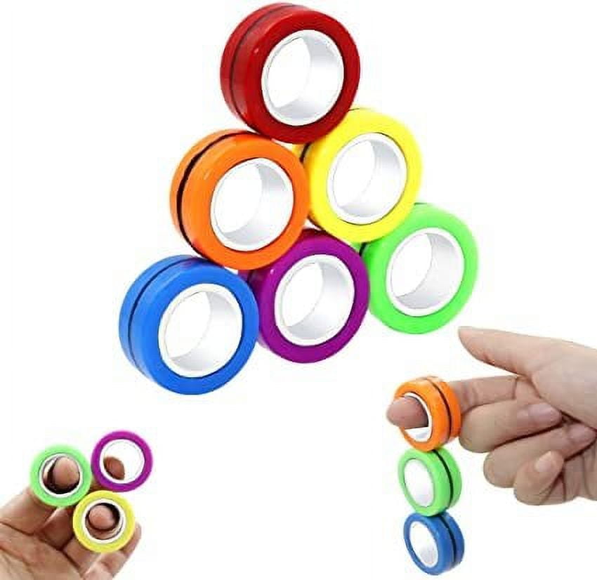 MAGMEN Magnetic Travel Toys: Stretchy, Fun, and Fidget Toys for Kids and  Adults Ages 3 and up 20 Mix