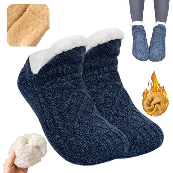 Warm Fuzzy Winter Socks for Women - Warm Thick Socks, Thermal Snow Socks for Cold Weather