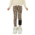 thumbnail image 1 of Warm Girls Leggings Fleece Lined Winter Thick Printing Kids Pants 3Y - 13Y, 1 of 8