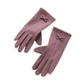 thumbnail image 1 of Warm Gloves, Audhol Winter Cute Gloves for Women Touch Screen Gloves Warm Fleece Lined Gloves Womens Winter Gloves Purple, One Size, 1 of 3